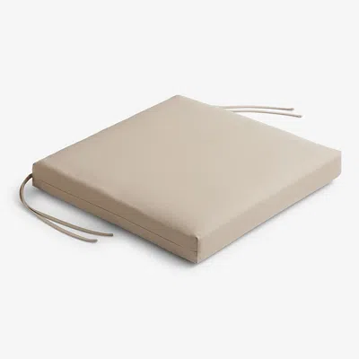 The Company Store Replacement Knife Edge Chair Cushion In Antique Beige