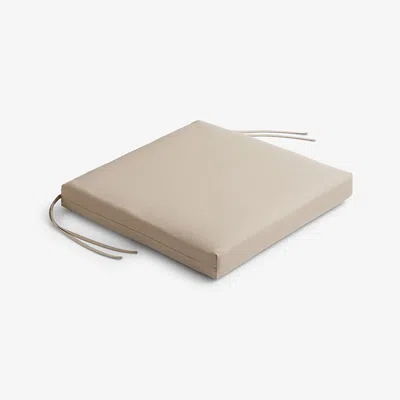 The Company Store Replacement Knife Edge Chair Cushion In Antique Beige