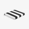 The Company Store Replacement Knife Edge Chair Cushion In Black/white