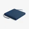The Company Store Replacement Knife Edge Chair Cushion In Blue