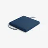 The Company Store Replacement Knife Edge Chair Cushion In Blue