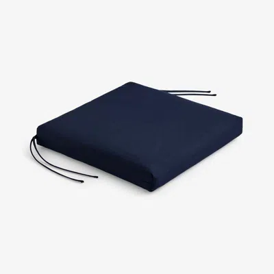 The Company Store Replacement Knife Edge Chair Cushion In Blue