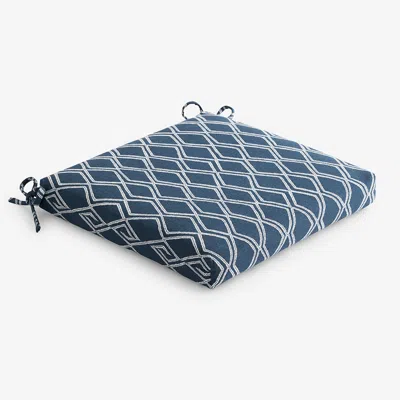 The Company Store Replacement Knife Edge Chair Cushion In Blue