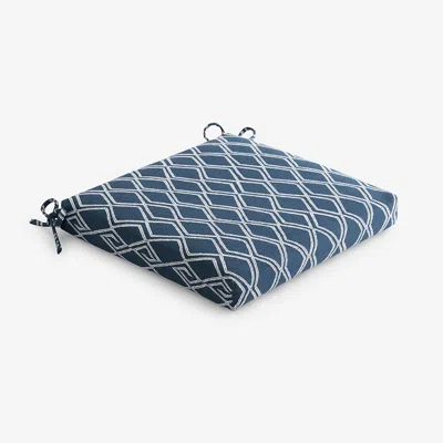 The Company Store Replacement Knife Edge Chair Cushion In Blue
