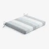 The Company Store Replacement Knife Edge Chair Cushion In Blue/gray/white