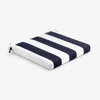 The Company Store Replacement Knife Edge Chair Cushion In Blue/white