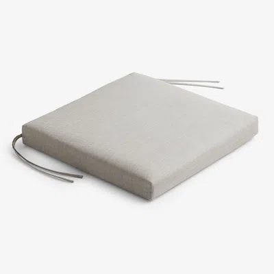 The Company Store Replacement Knife Edge Chair Cushion In Gray