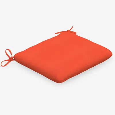 The Company Store Replacement Knife Edge Chair Cushion In Orange