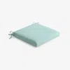 The Company Store Replacement Knife Edge Chair Cushion In Teal/turquoise Blue