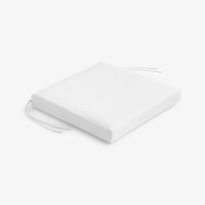 The Company Store Replacement Knife Edge Chair Cushion In White