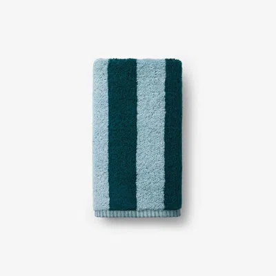 The Company Store Reversible Stripe Turkish Cotton Hand Towel