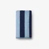 The Company Store Reversible Stripe Turkish Cotton Hand Towel In Blue
