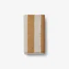 The Company Store Reversible Stripe Turkish Cotton Hand Towel In Yellow