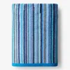 The Company Store Rhythm Bath Sheet In Blue