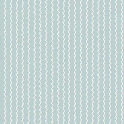 The Company Store Rickrack Traditional Wallpaper In Blue/teal/turquoise