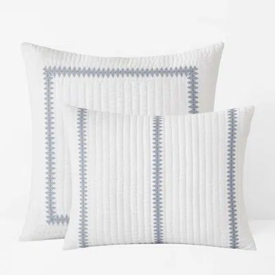 The Company Store Rishika Quilted Sham In White