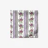 The Company Store Rose Stripe & Malti Napkins, Set Of 4 In Green/purple
