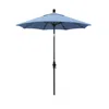 The Company Store Round Outdoor Patio Umbrella, Fiberglass With Twist Tilt In Air Blue