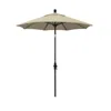 The Company Store Round Outdoor Patio Umbrella, Fiberglass With Twist Tilt In Antique Beige
