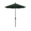 The Company Store Round Outdoor Patio Umbrella, Fiberglass With Twist Tilt In Forest Green