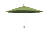 The Company Store Round Outdoor Patio Umbrella, Fiberglass With Twist Tilt In Green