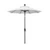 The Company Store Round Outdoor Patio Umbrella, Fiberglass With Twist Tilt In Ivory