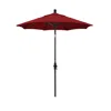 The Company Store Round Outdoor Patio Umbrella, Fiberglass With Twist Tilt In Jockey Red