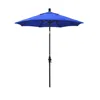 The Company Store Round Outdoor Patio Umbrella, Fiberglass With Twist Tilt In Pacific Blue