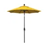 The Company Store Round Outdoor Patio Umbrella, Fiberglass With Twist Tilt In Yellow