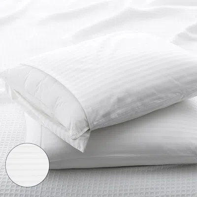 The Company Store Royal Cotton Sateen Pillow Protector In White
