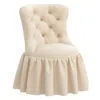 The Company Store Ruffle Chair In Light Gray