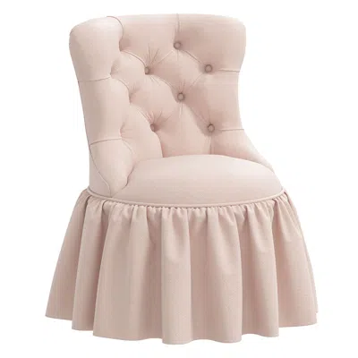 The Company Store Ruffle Chair In Pink