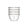 The Company Store Rustica Antique White Melamine Dessert Bowls, Set Of 4 In Ivory/white