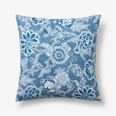 The Company Store Saanvi Decorative Square Pillow Cover In Blue