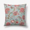 The Company Store Saanvi Decorative Square Pillow Cover In Green/red