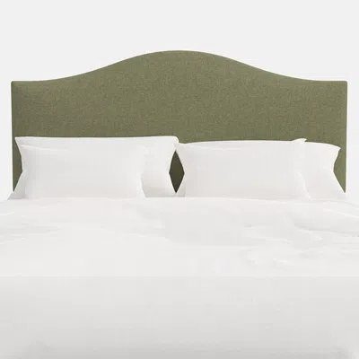 The Company Store Saddle Zuma Headboard In Green
