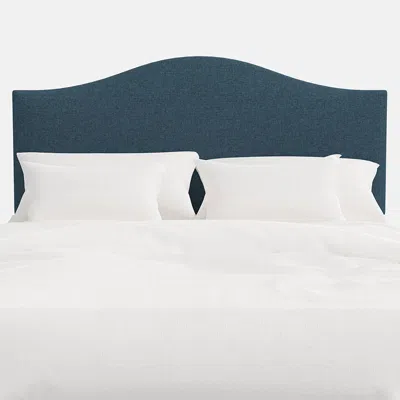 The Company Store Saddle Zuma Headboard In Navy