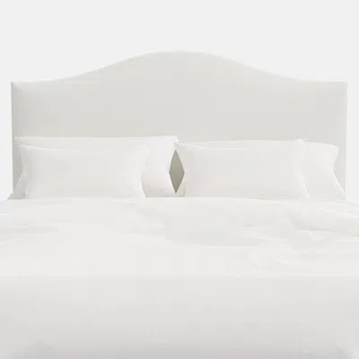 The Company Store Saddle Zuma Headboard In White