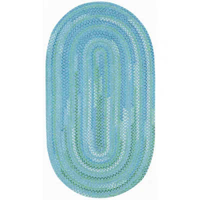 The Company Store Sailor Stripe Reversible Braided Cotton Rug