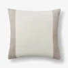 The Company Store Salma Decorative Square Pillow Cover In Sand