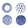 The Company Store Santorini Assorted Condiment Bowls, Set Of 4 In Blue