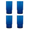 The Company Store Santorini Tumblers, Set Of 4 In Blue