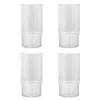 The Company Store Santorini Tumblers, Set Of 4 In White
