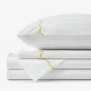 The Company Store Scallop Classic Cool Cotton Percale Bed Sheet Set