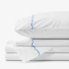 The Company Store Scallop Classic Cool Cotton Percale Bed Sheet Set