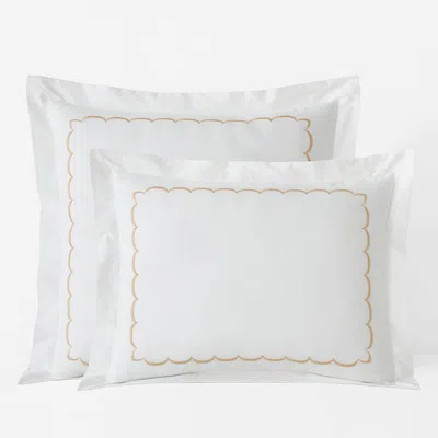 The Company Store Scallop Classic Cool Cotton Percale Sham