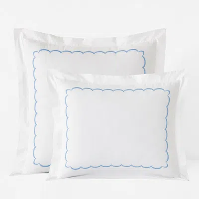 The Company Store Scallop Classic Cool Cotton Percale Sham