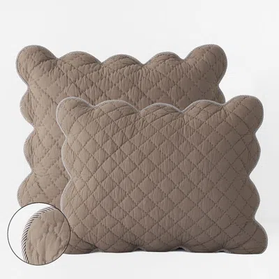 The Company Store Scallop Quilted Sham