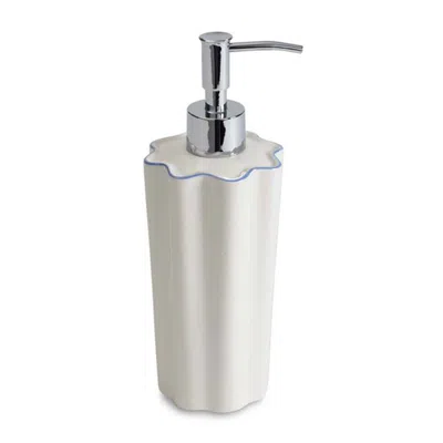 The Company Store Scallop Soap Dispenser In White