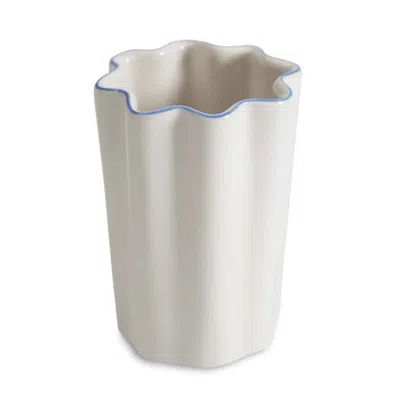 The Company Store Scallop Tumbler In White